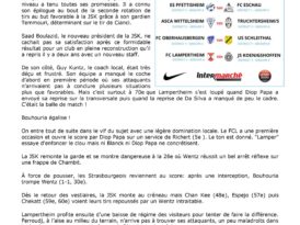 Football / Coupe d’Alsace : La JSK par un trou de souris